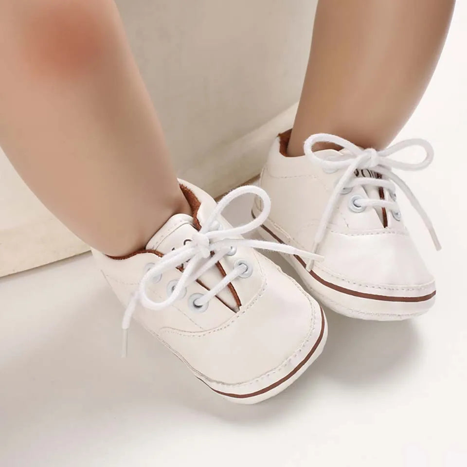 Toddler Shoe Classic Newborn First Walker Infant Soft Soled Anti-Slip Baby Shoes For Girl Boys Sport Sneakers Crib Bebe Booties